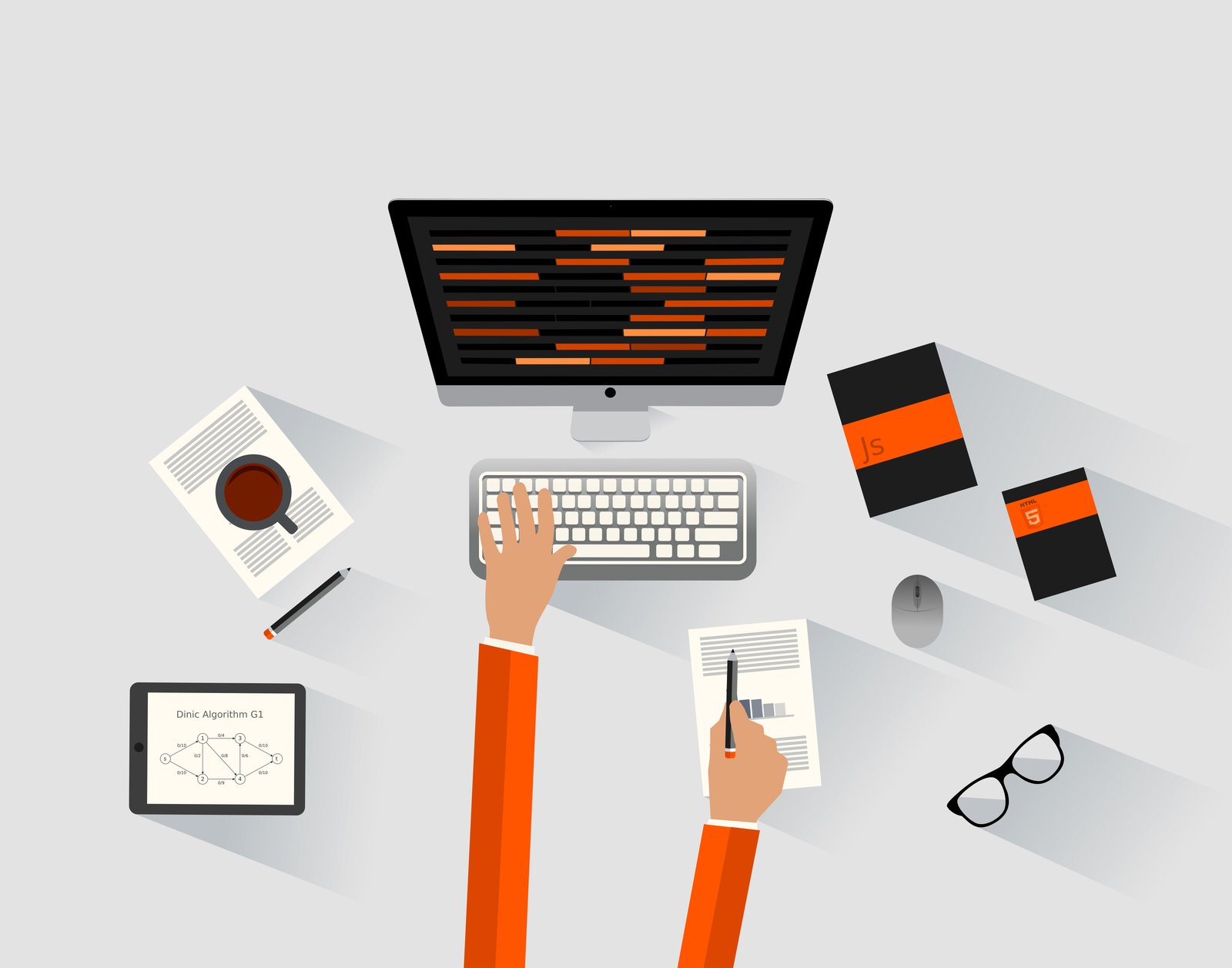 Representação visual dos serviços de tecnologia